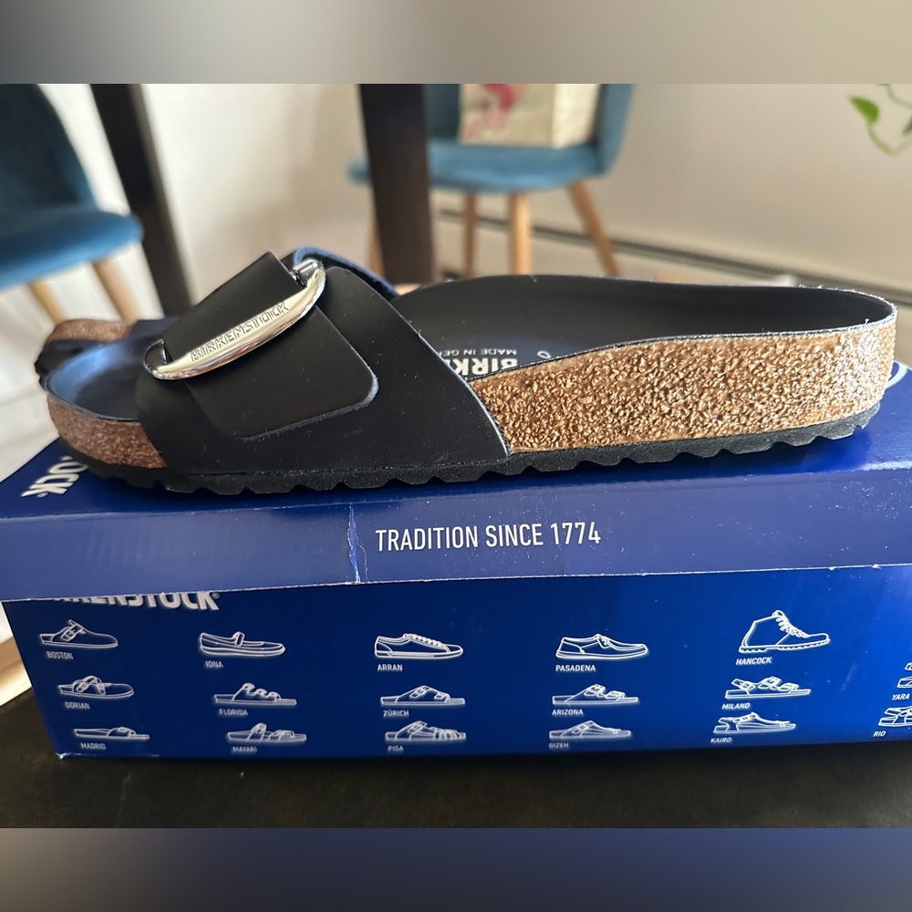 Birkenstock Madrid Big Buckle size 9 New With Box